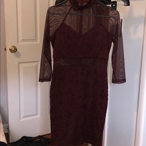 Maroon dress